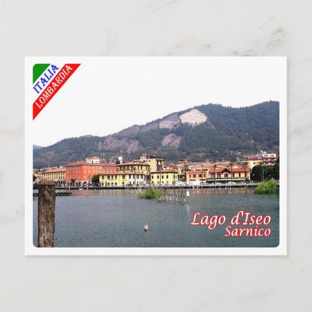 Carte Postale Italie - Lombardie - Lac Iseo - Sarnico - (Devant)