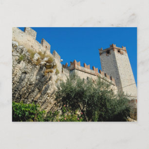 Carte Postale Italie, Malcesine, Lac de Garde, Château Scaliger