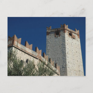 Carte Postale Italie, Malcesine, Lac de Garde, Château Scaliger