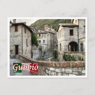 Carte Postale Italie - Ombrie - Gubbio - Quartier San Martino -