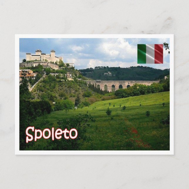 Carte Postale Italie - Ombrie - Spolète - (Devant)