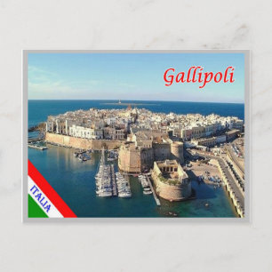 Carte Postale Italie - Pouilles - Salento - Gallipoli Vieille Vi