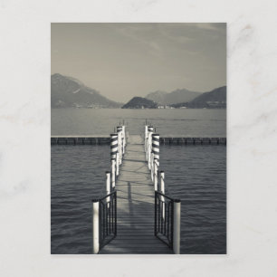 Carte Postale Italie, province de Côme, Tremezzo. Jetée du lac.