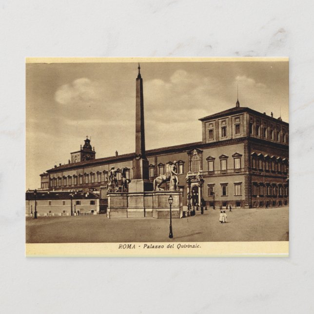 Carte Postale Italie, Rome, Palais Quirinal (Devant)
