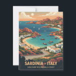 Carte postale Italie Sardaigne<br><div class="desc">La Sardaigne est la deuxième plus grande île d'Italie, située au coeur de la Méditerranée occidentale, entre le continent italien et l'Espagne. Connu pour ses montagnes escarpées et ses près de 2 000 kilomètres de côtes, il offre un mélange saisissant de baies turquoise, de falaises spectaculaires et de sites culturels...</div>