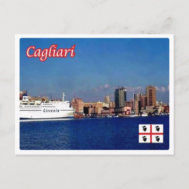 Carte Postale Italie - Sardaigne - Cagliari - Port - (Devant)