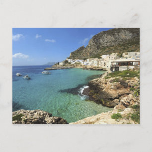Carte Postale Italie, Sicile, Îles Egadi, Levanzo,