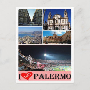 Carte Postale Italie - Sicile - Palerme - I Love -