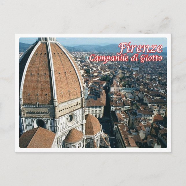 Carte Postale Italie - Toscane - Florence - Giotto's Bel Tower - (Devant)