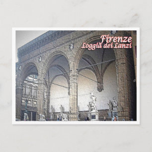 Carte Postale Italie - Toscane - Florence - Loggia dei Lanzi -