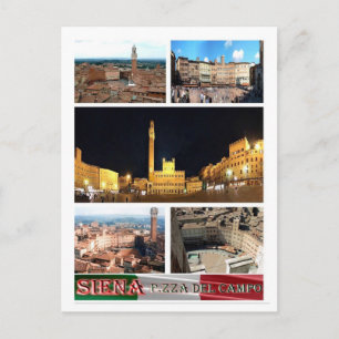 Carte Postale Italie - Toscane - Sienne - Piazza Del Campo -