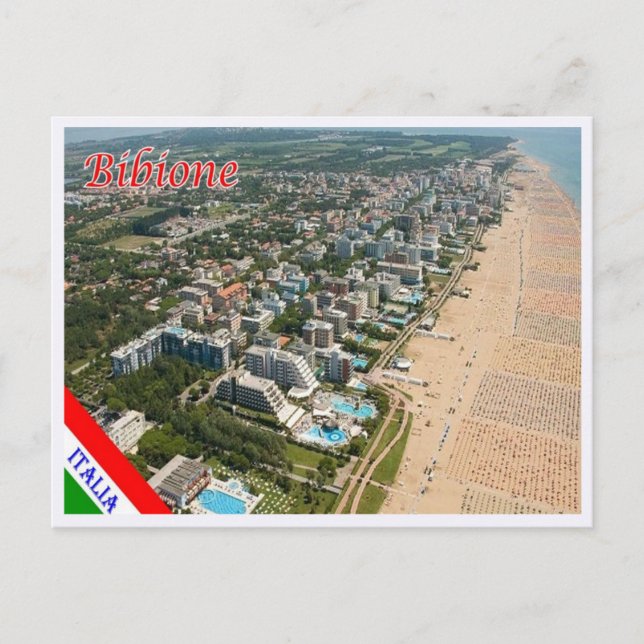 Carte Postale Italie - Vénétie - Bibione - Vue aérienne - (Devant)
