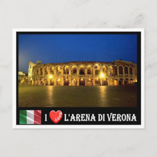Carte Postale Italie - Vénétie - Vérone - Arena I Love -