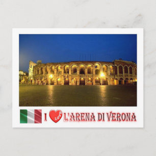 Carte Postale Italie - Vénétie - Vérone - Arena I Love -