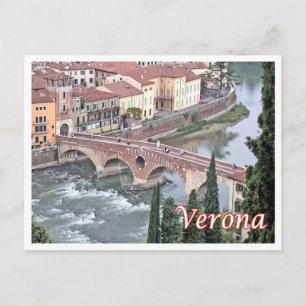 Carte Postale Italie - Vénétie - Vérone - Pont Romano -