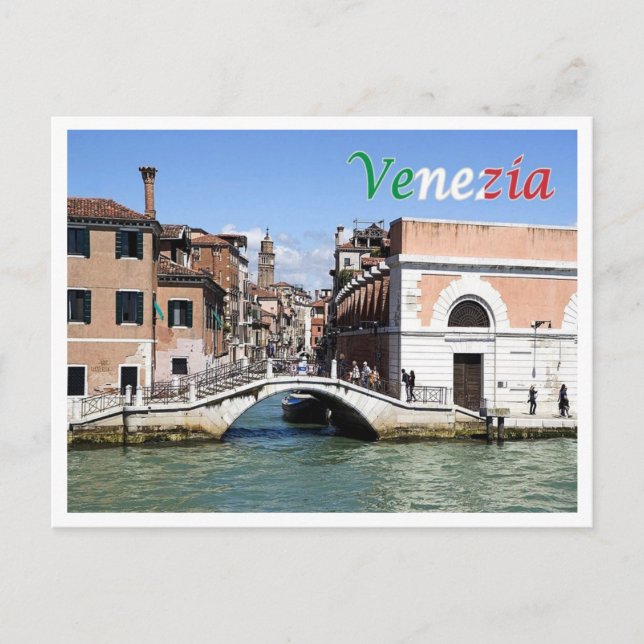 Carte Postale Italie - Venise - Pont Ca'Balà - (Devant)