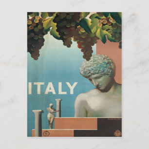 Carte Postale Italie Vintage Italie affiche de voyage