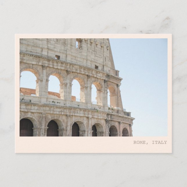 Carte postale italienne Colisée Rome Italie  (Devant)