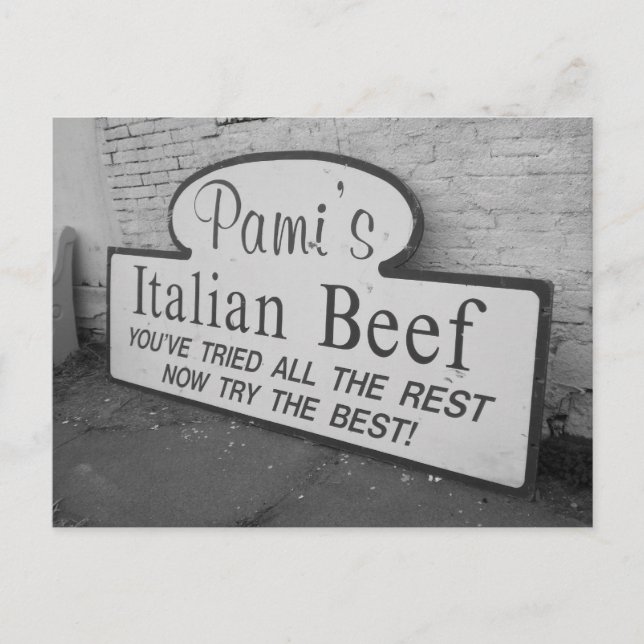 Carte postale italienne de boeuf de Pami (Devant)