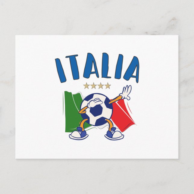 Carte Postale Italy Dabbing Soccer (Devant)