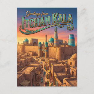 Carte Postale Itchan Kala Ouzbékistan