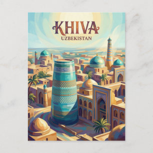 Carte Postale Itchan Kala Ouzbékistan