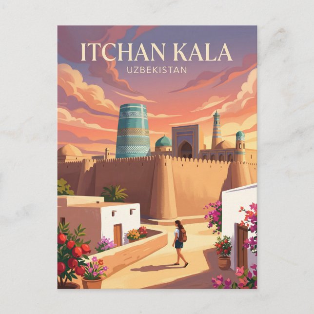 Carte Postale Itchan Kala Ouzbékistan (Devant)