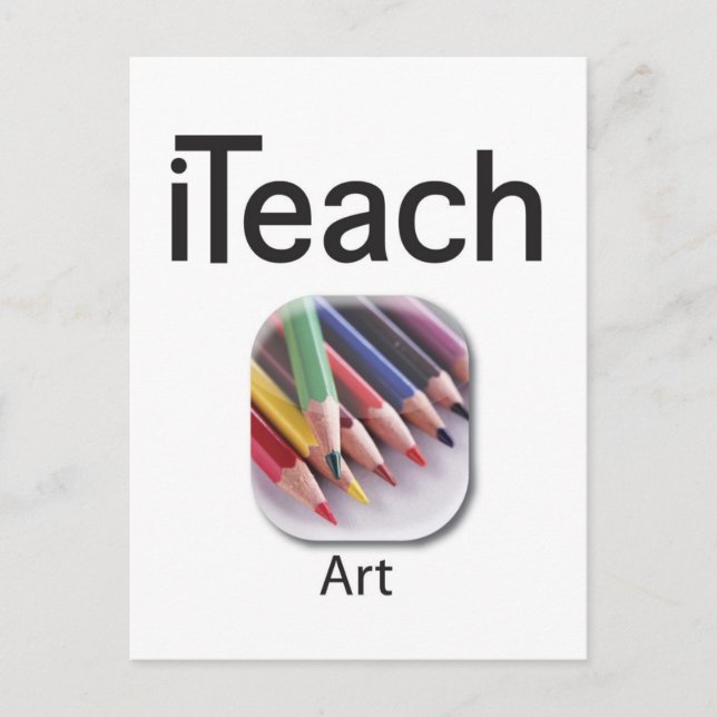 carte postale iteachART (Devant)