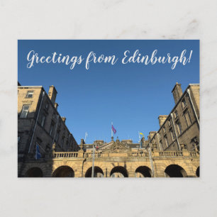 Carte Postale ITINÉRAIRES : Salutations d'Édimbourg !
