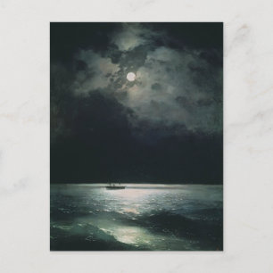 Carte Postale Ivan Aivazovsky - La mer Noire la nuit