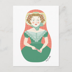 Carte postale Ivy Matryoshka