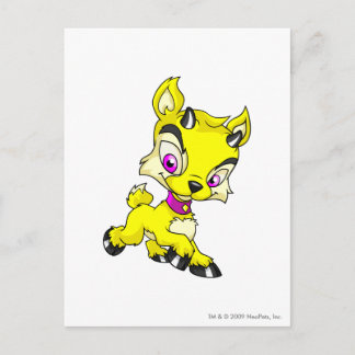 Carte Postale Ixi jaune