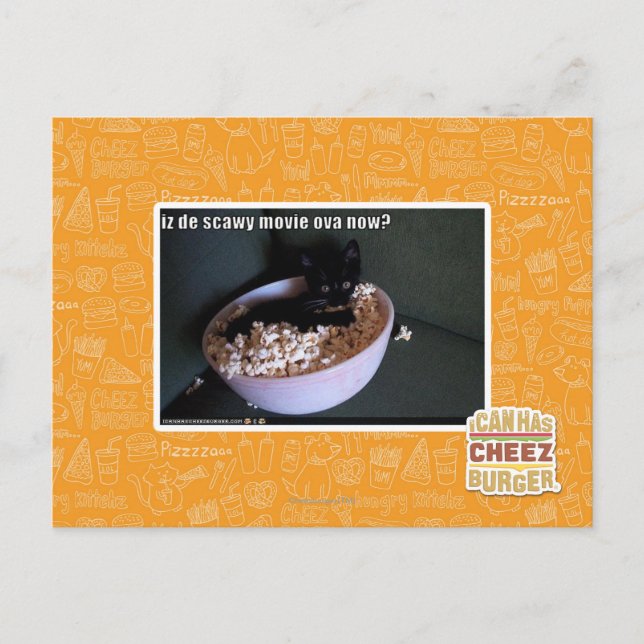 Carte Postale Iz de scawy movie ova now? (Devant)