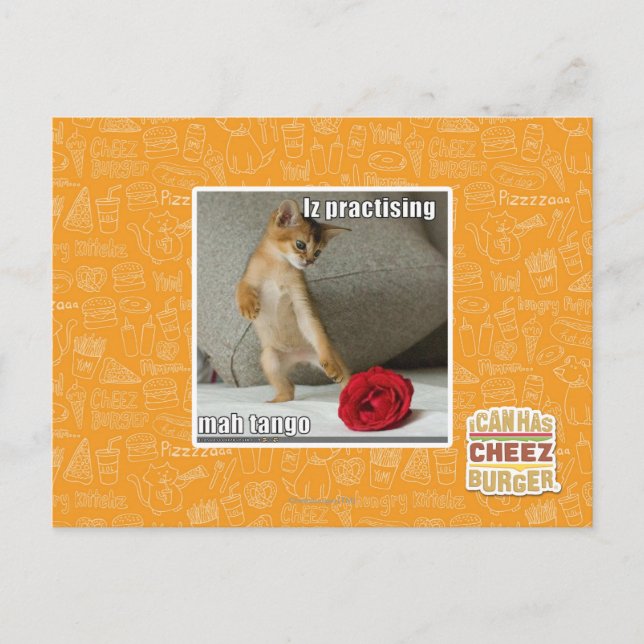 Carte Postale Iz pratiquant le tango d'heure-milliampère (Devant)