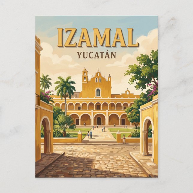 Carte Postale Izamal Mexique (Devant)