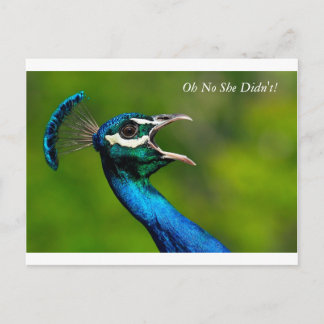 Carte Postale j0441090, Les papillons sont libres, Oh non, elle