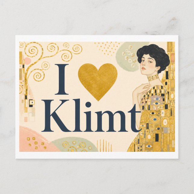 Carte Postale "J'[aime] Klimt" (Devant)
