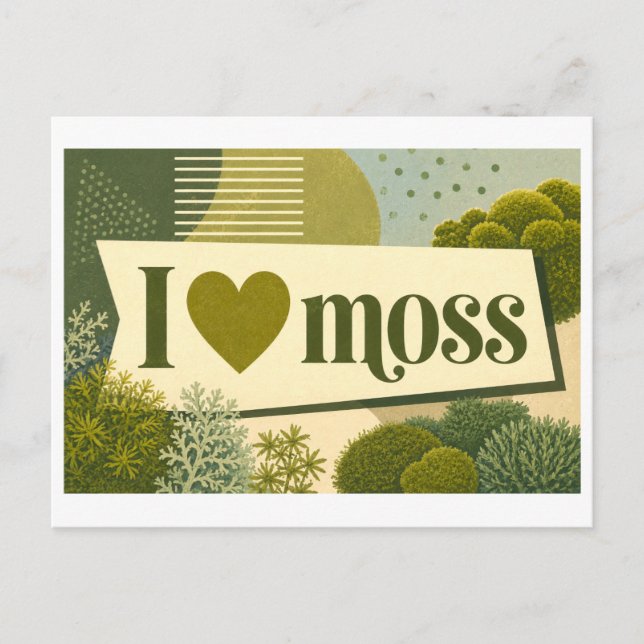 Carte Postale "J'[Aime] la mousse" (Devant)