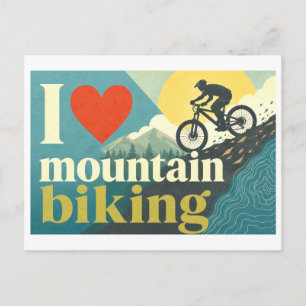 Carte Postale "J'[Aime] Le Vélo Tout Terrain"