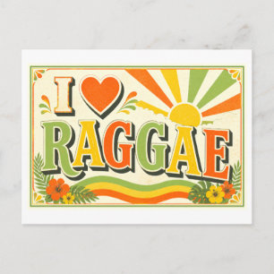 Carte Postale "J'[Aime] Raggae"