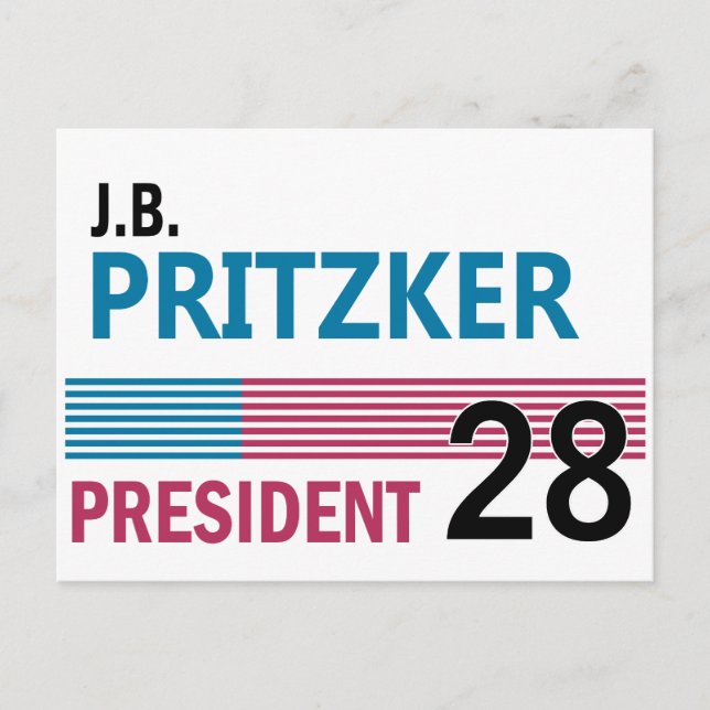 Carte Postale J.B. Pritzker 2028 (Devant)