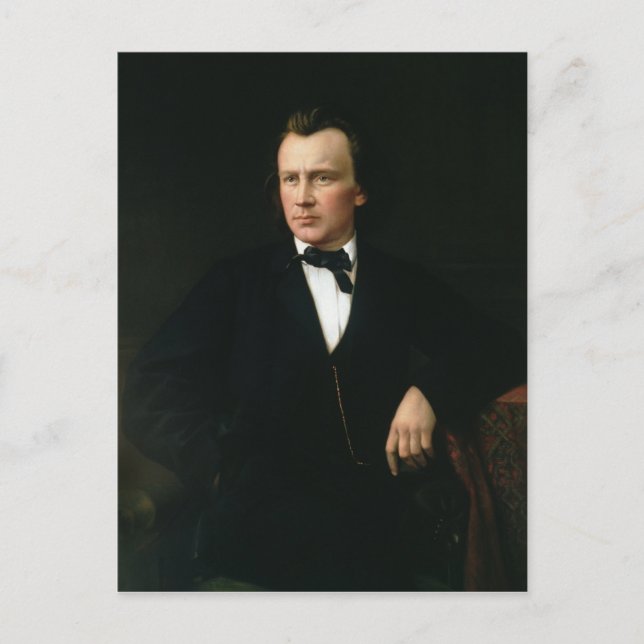 Carte Postale J. Brahms, c.1860 (Devant)
