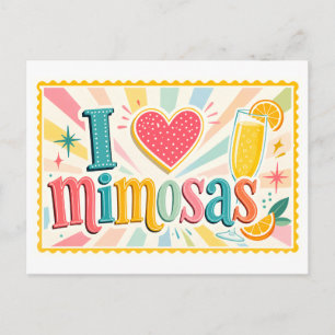 Carte Postale "J'[cœur] Mimosas"