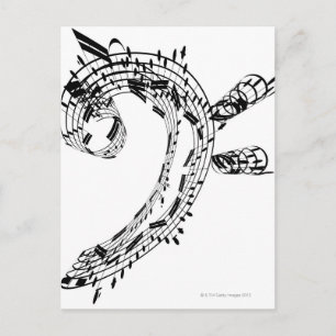 Carte Postale J.S.Bach's Cello Suite