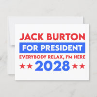 Jack Burton Pour Président 2028
