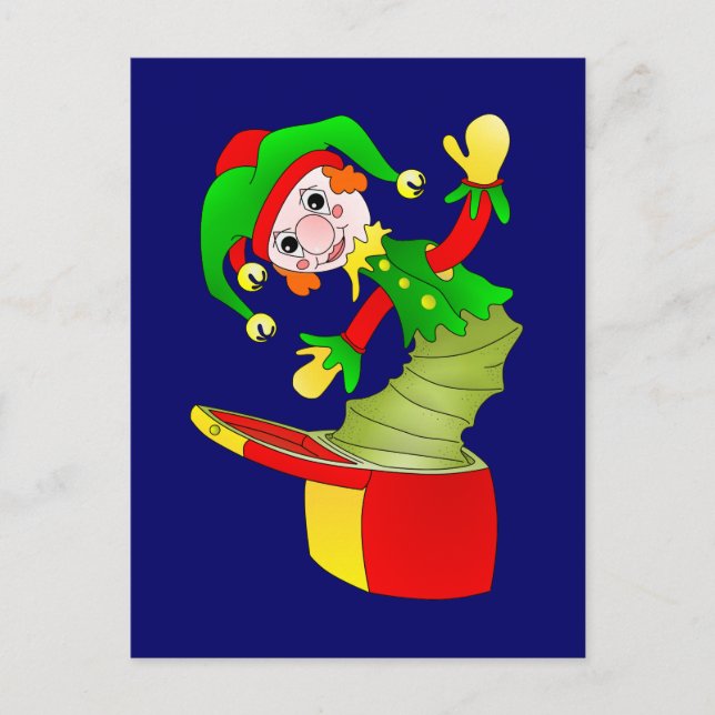 Carte Postale Jack de dessin dans le coussin de boîte (Devant)