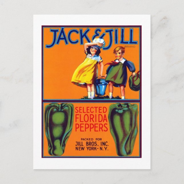 Carte Postale Jack et Jill Peppers (Devant)