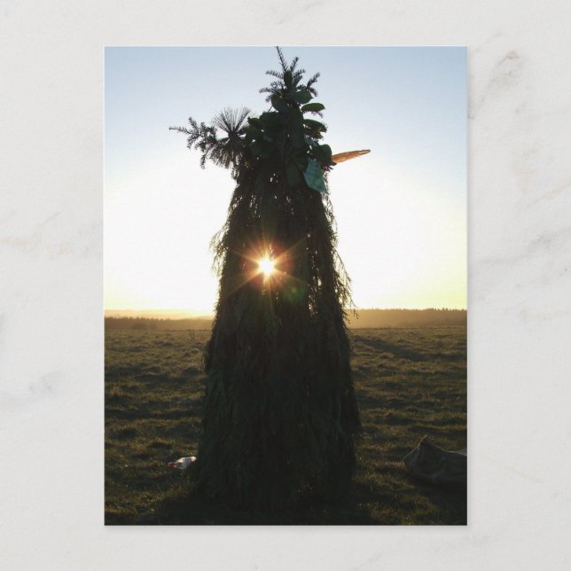 Carte postale Jack-in-the-Green - Winchcombe (Devant)