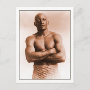 Carte Postale Jack Johnson American Boxer Vintage Photo Gay
