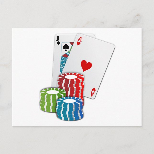 Carte Postale Jack noir (Devant)